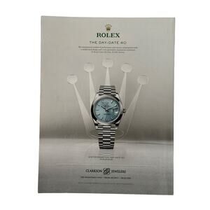 Rolex Advertisement The Day-Date 40 Craft Beer St. Louis Magazine December‎ 2016